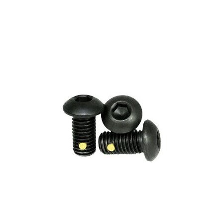 Newport Fasteners 3/8"-24 Socket Head Cap Screw, Button-Head, Black Oxide Alloy Steel, 3/4 in Length, 100 PK 821380-100